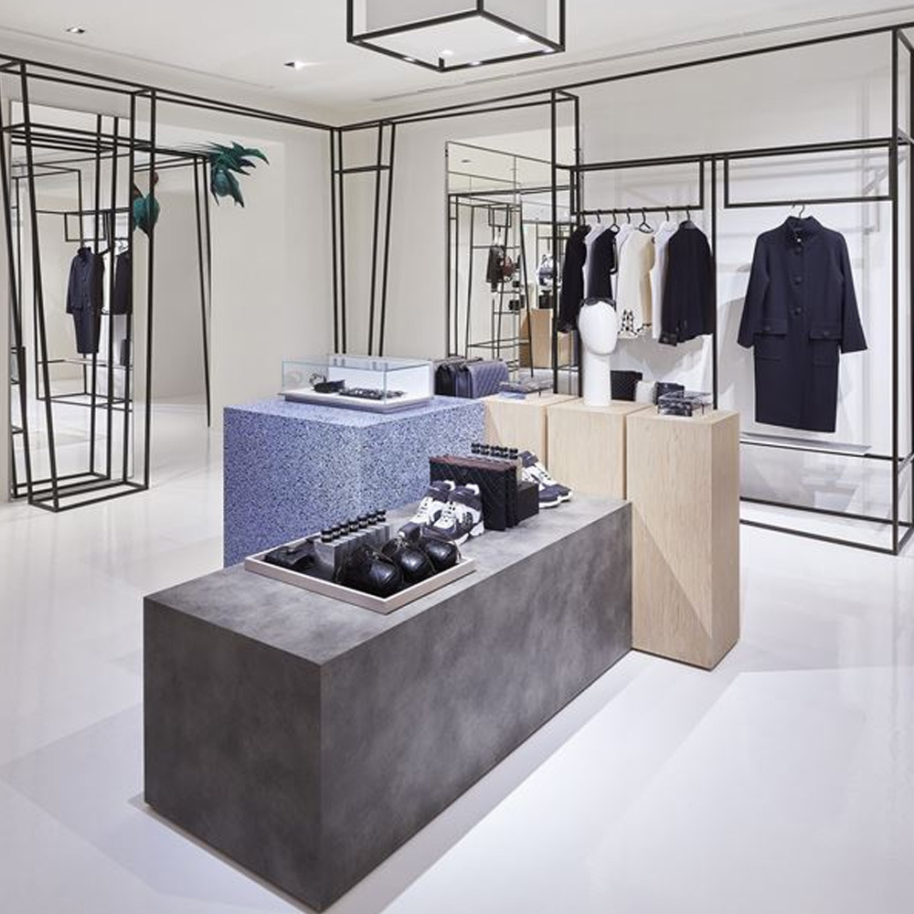 服装店面装修货架