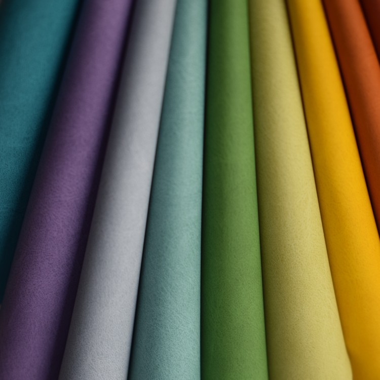 pvc毛圈布双色平纹磨砂人造革面料沙发箱包手袋鞋材包装装饰