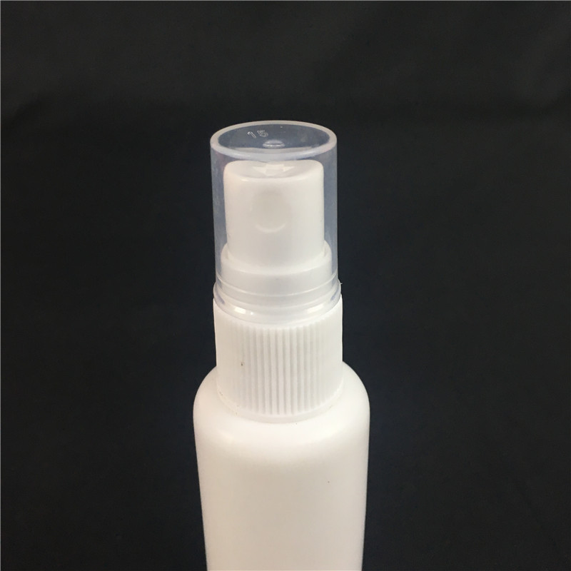现货批发 白色小喷瓶支持定制 60毫升喷雾瓶 pe白色喷雾瓶侧喷