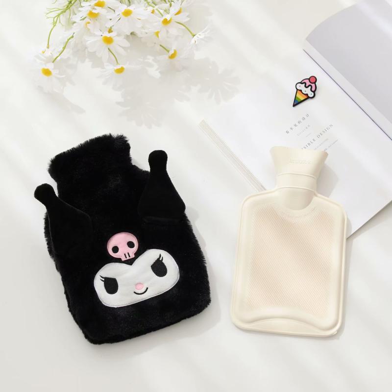 Cartoon Cute Girl Heart Autumn and Winter Warm Japanese Plush Water Injection Rubber Hand Warmer Hand-Tucking Hot Water Bag for Students