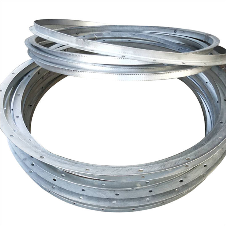 风机链接法兰圆形法兰通风管法兰镀锌法兰通风密封角铁法兰加工