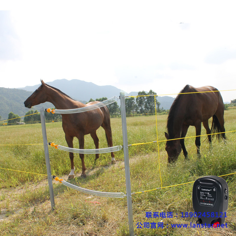 畜牧电围栏动物园养殖电子围栏兰星脉冲电子围栏深圳围栏电网