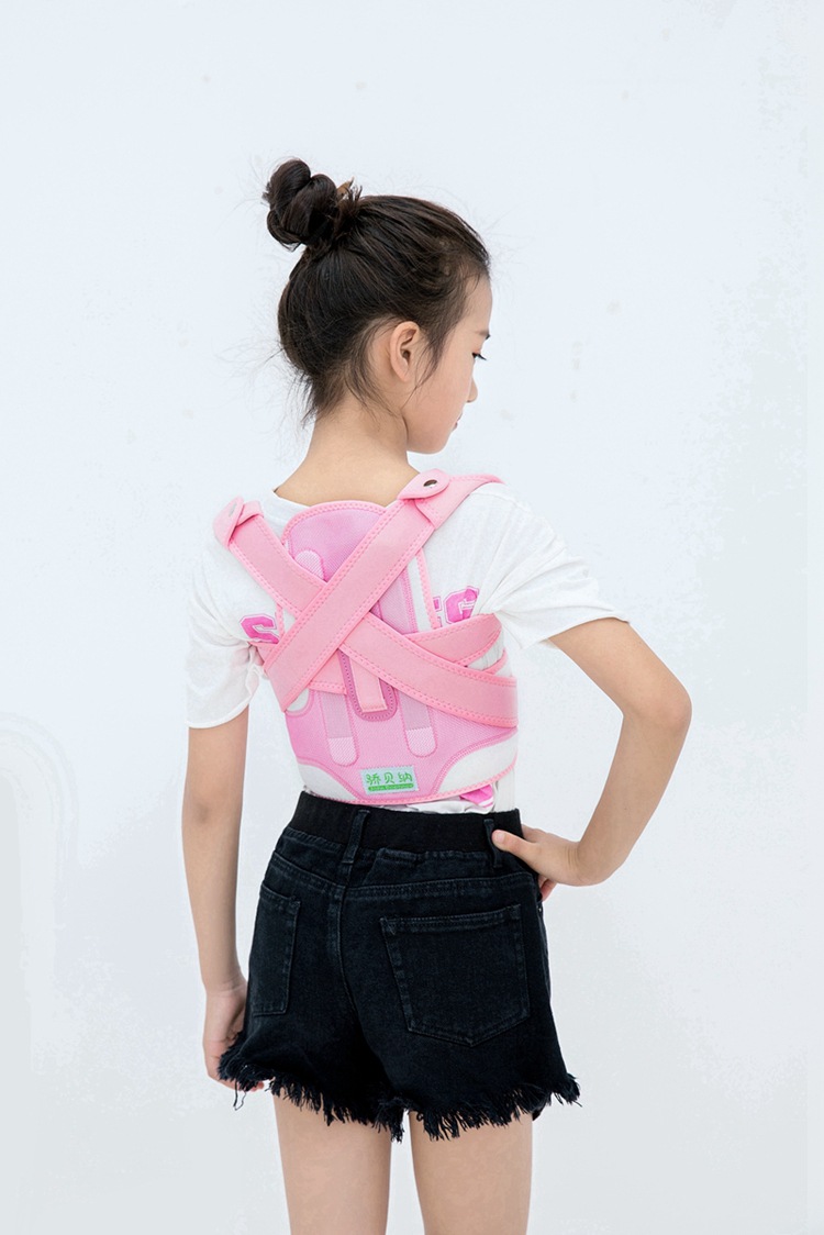 帕美姿儿童防驼背矫正带男女小学生坐姿矫姿带学生小孩驼背矫正器