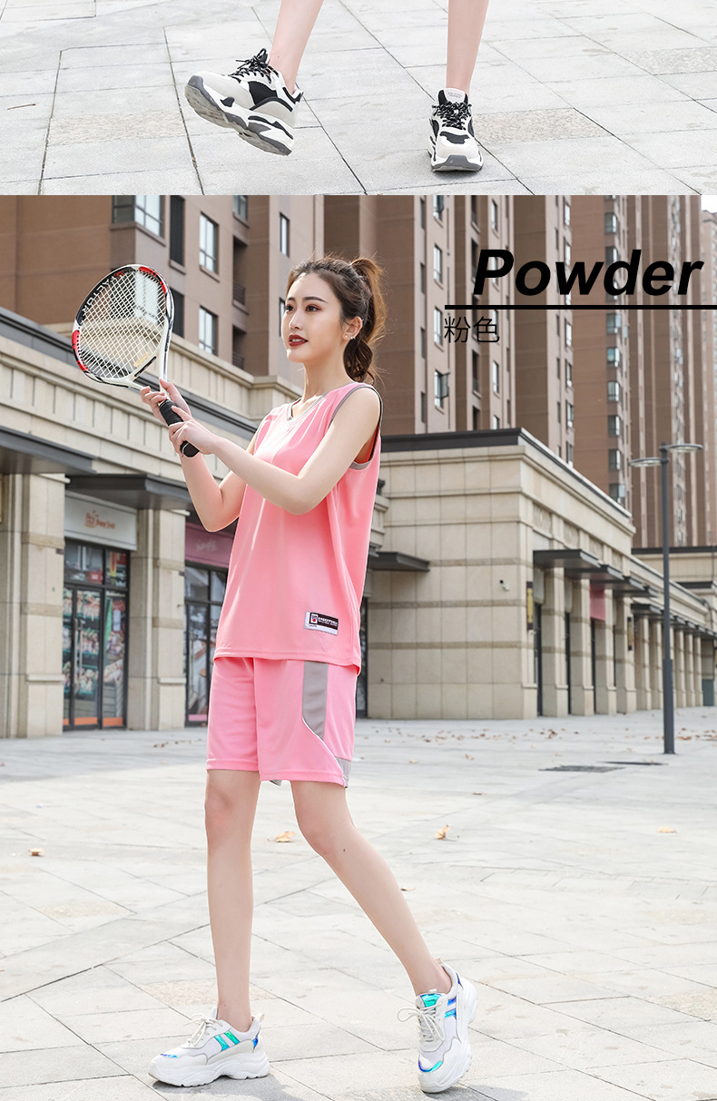 篮球服套装女ins大学生宽松bf风定制夏季三对三女生球衣青春潮流