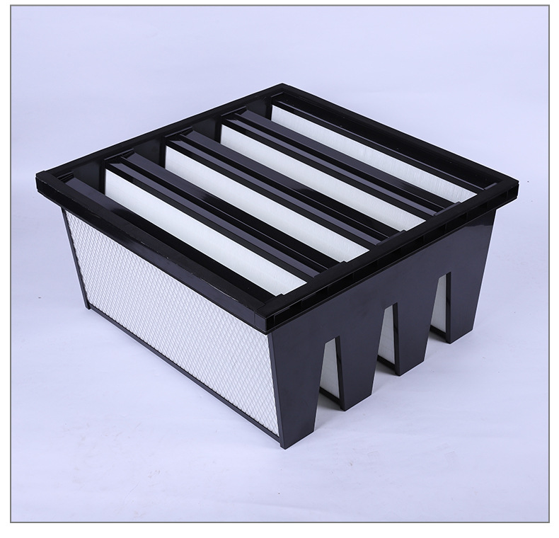 高效无隔板过滤器铝型材框架过滤器空气洁净大风量过滤器