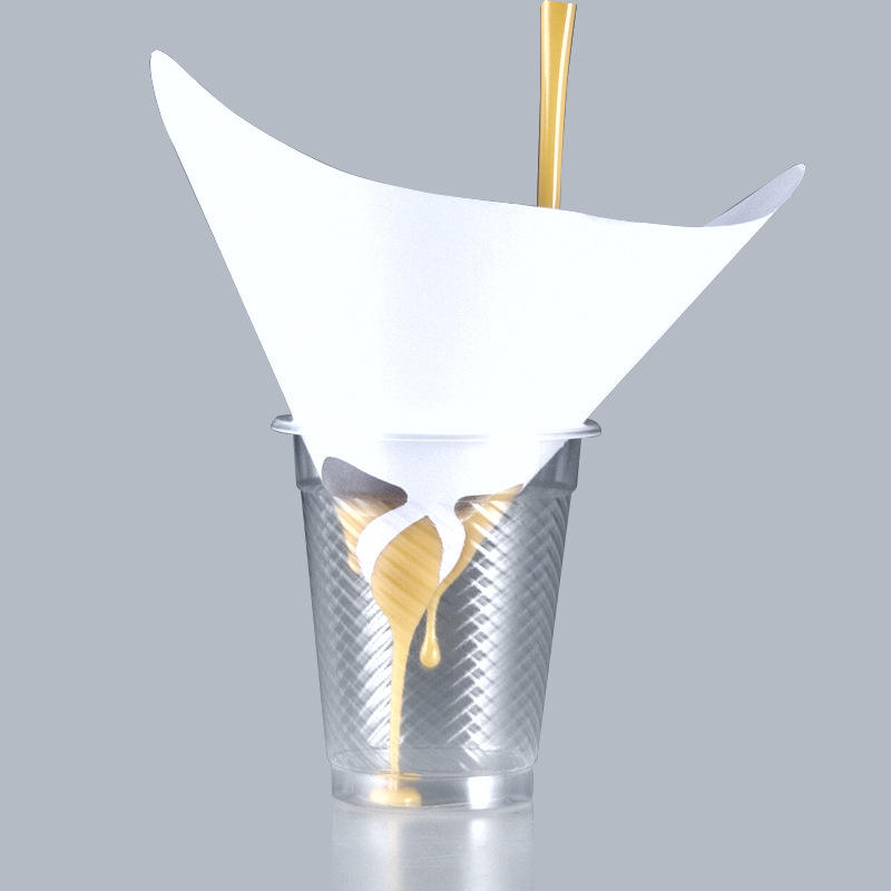 依迪姆3d打印机后处理过滤纸锥形100目树脂过滤漏抖 保护手套