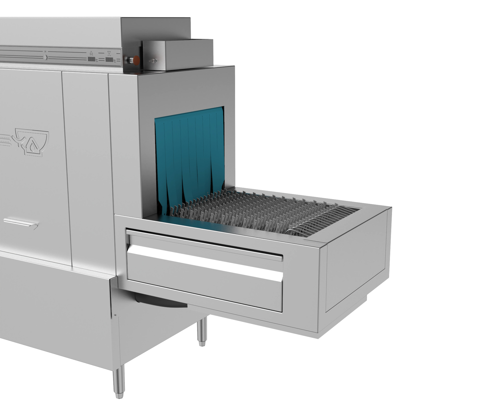 单缸双喷环保节能洗碗机 热风循环烘干一体清洗刷碗机烘干消毒