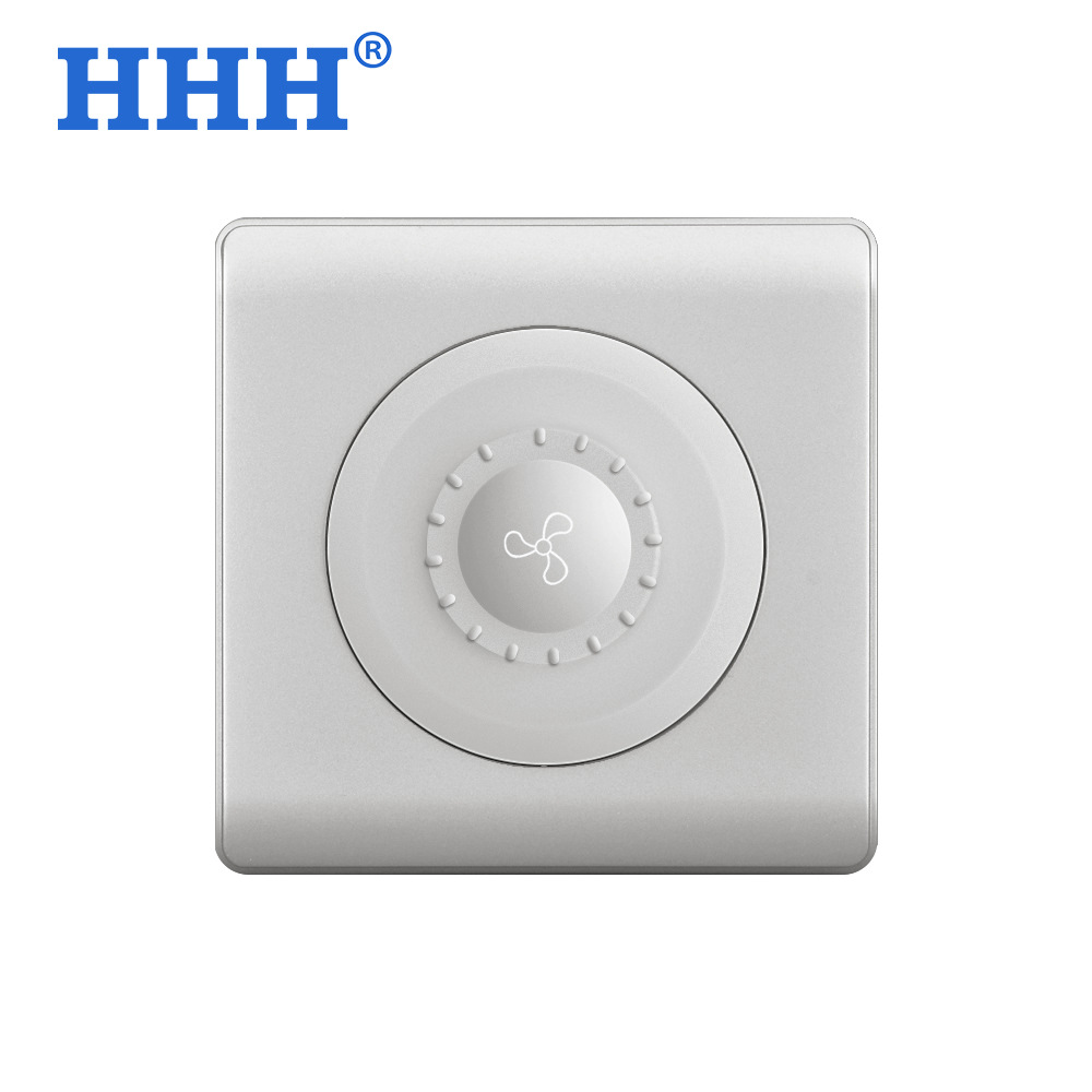 80型德式欧标暗装调速开关功能键220v电风扇吊扇调节器变速旋钮