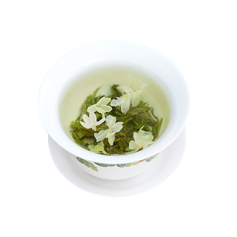 云南茉莉花茶普洱茶生茶春茶新茶茉莉花茶散茶80克/袋 厚阔茶