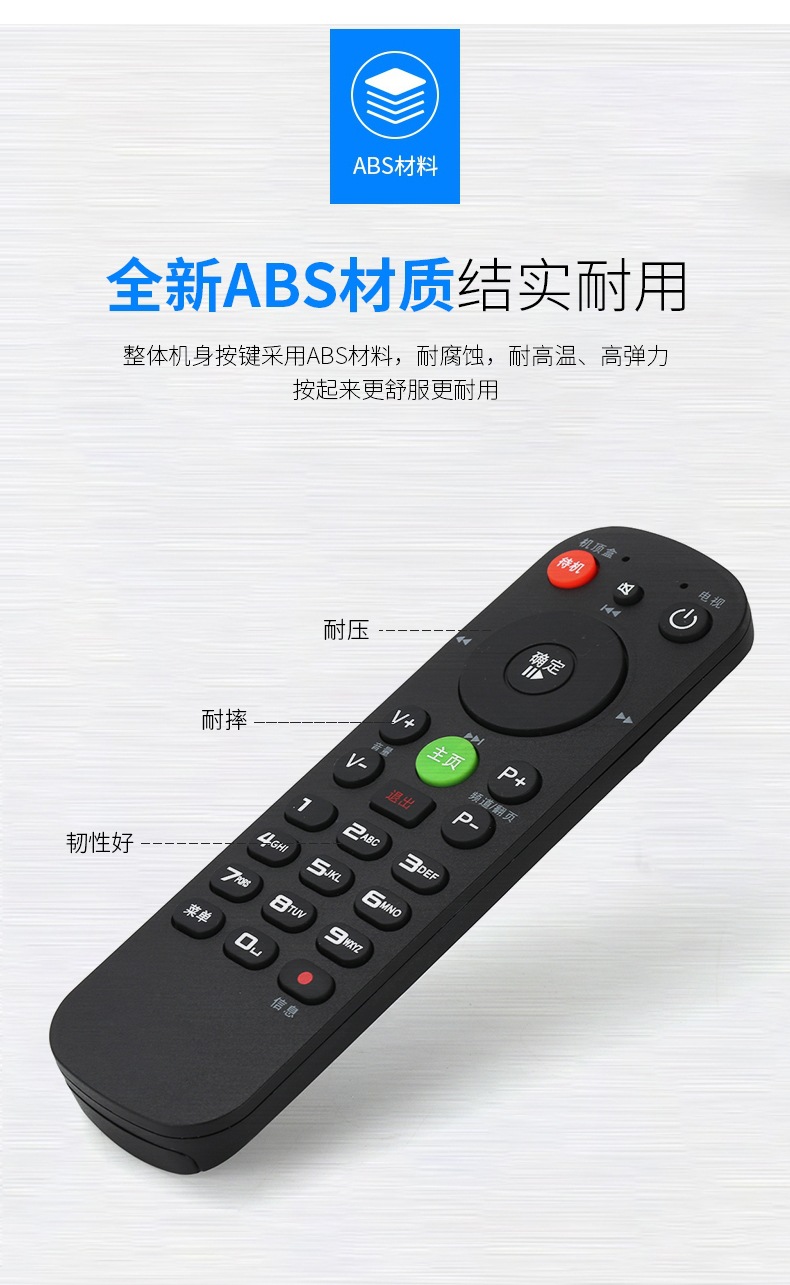 新版北京歌华有线电视机顶盒遥控器 通用所有歌华机顶盒.歌华双面