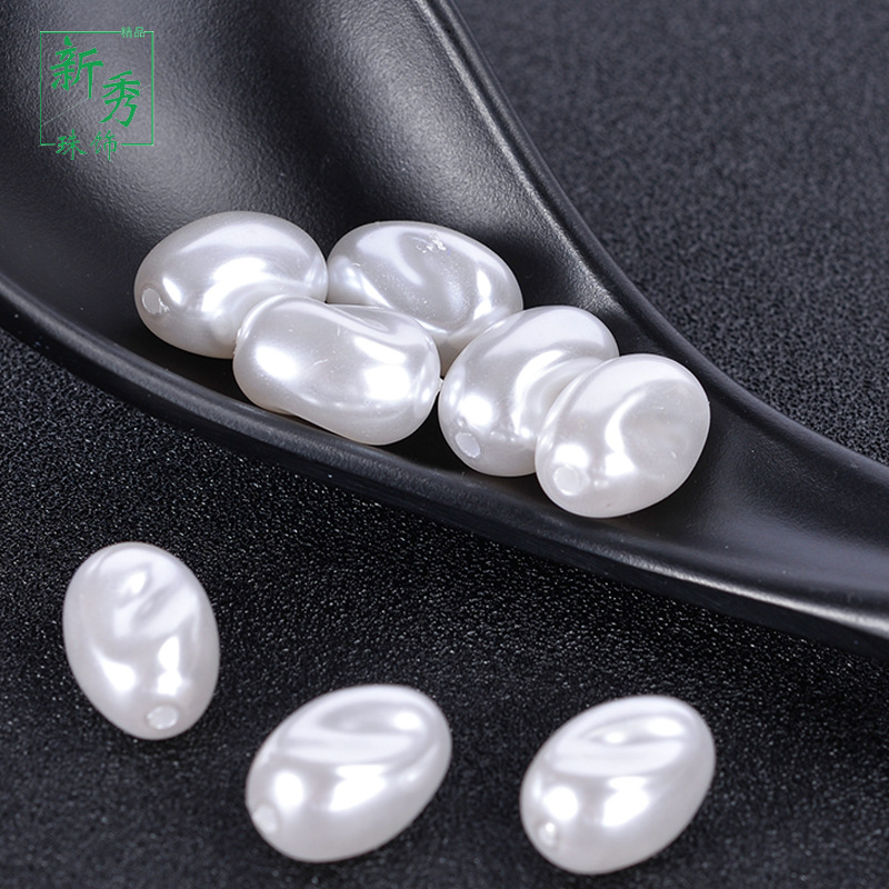 1824mm巴洛克不规则大颗粒珍珠椭圆强光珍珠散珠diy包包编织材料