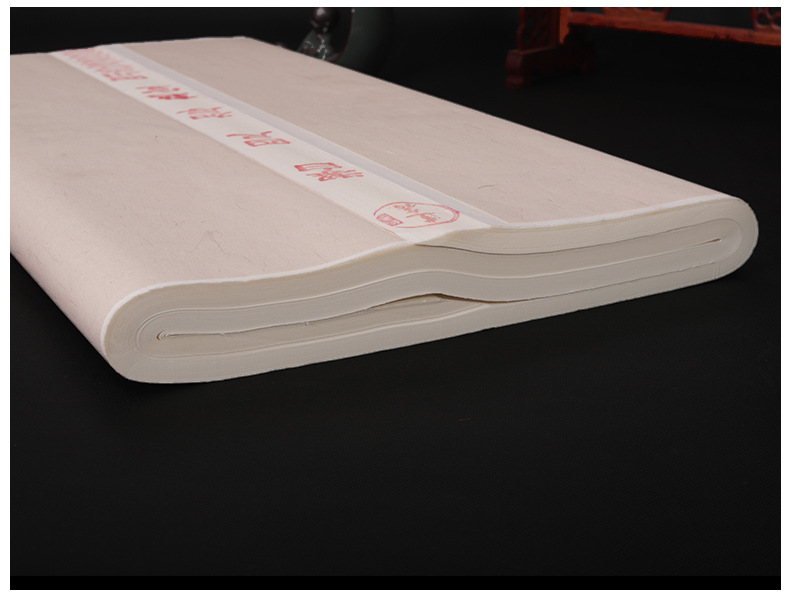 建鑫宣纸批发四尺加厚7斤熟宣净皮宣纸毛笔书法练习绘画纸可定做