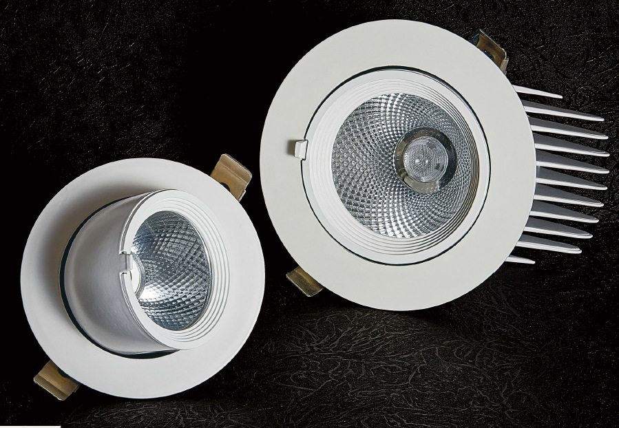 高档led象鼻筒灯可调角度象鼻射灯成品套件批发