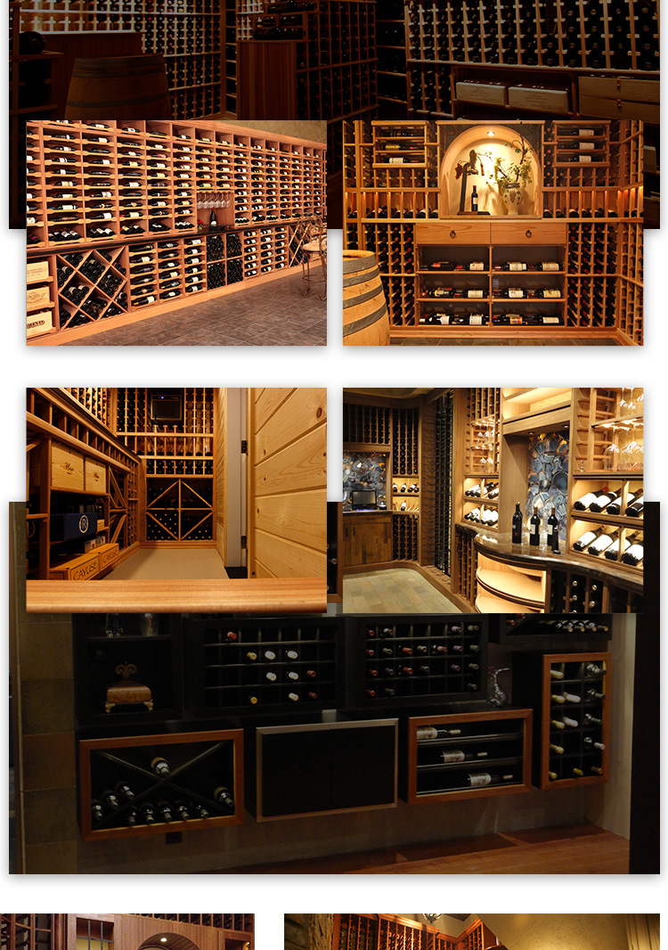 美国红樱桃实木酒柜 红酒展示柜餐厅客门厅屏风柜 产品摆设玄关柜