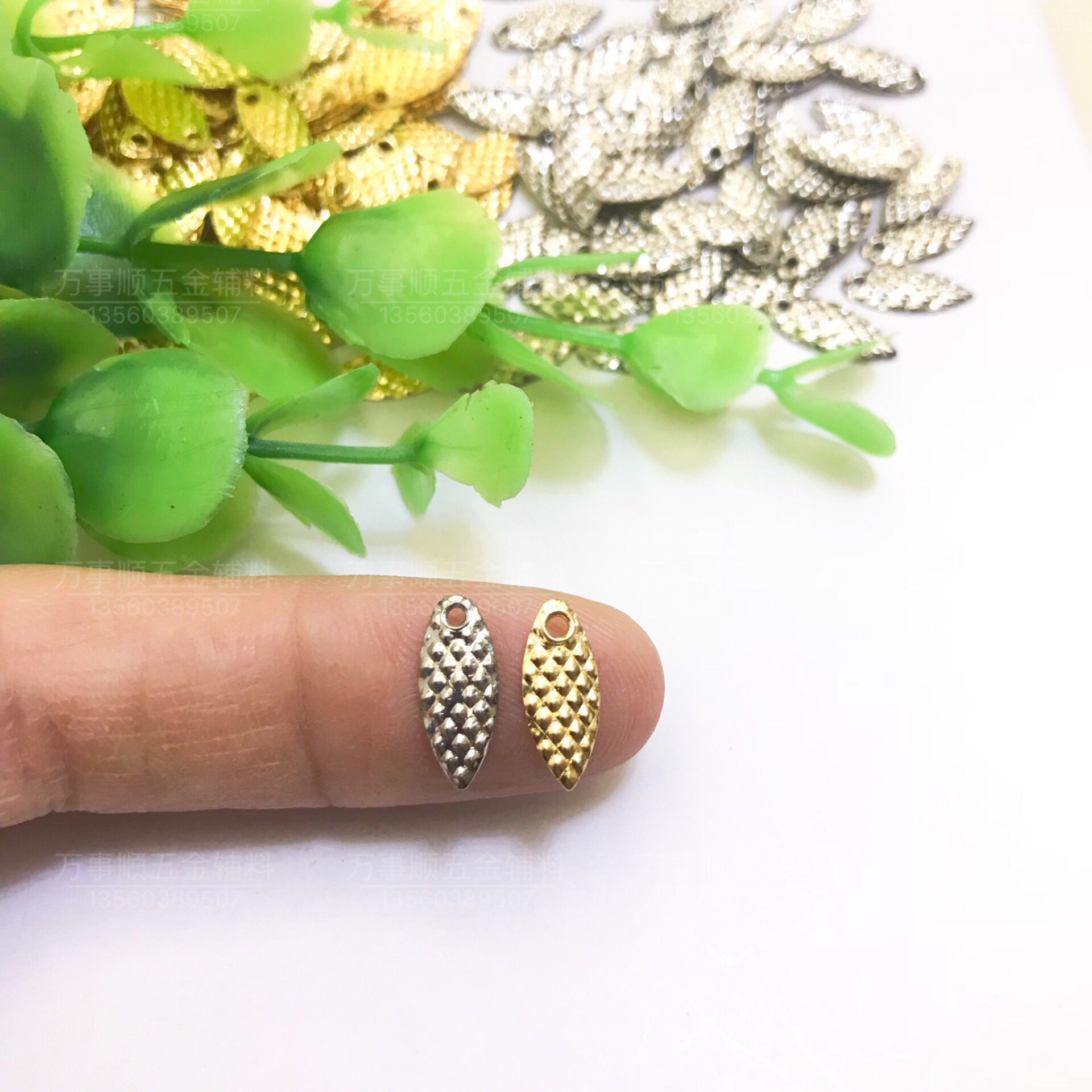 路亚亮片 钻石纹马口瓜子亮片不伤线加厚瓜子亮片 白条马口路亚饵