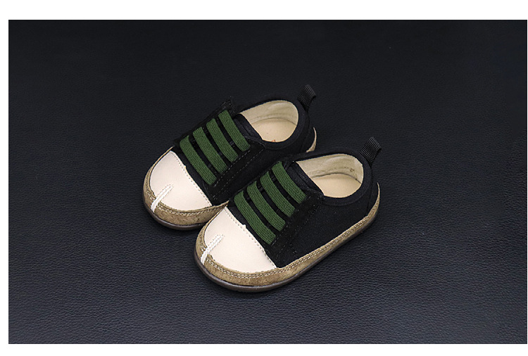 秋冬季加绒宝宝学步鞋毛毛帆布鞋马脚猪蹄鞋男婴幼儿软底分趾鞋子