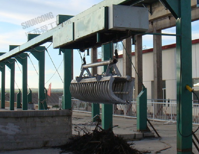 铲抓式格栅除污机 抓斗格栅