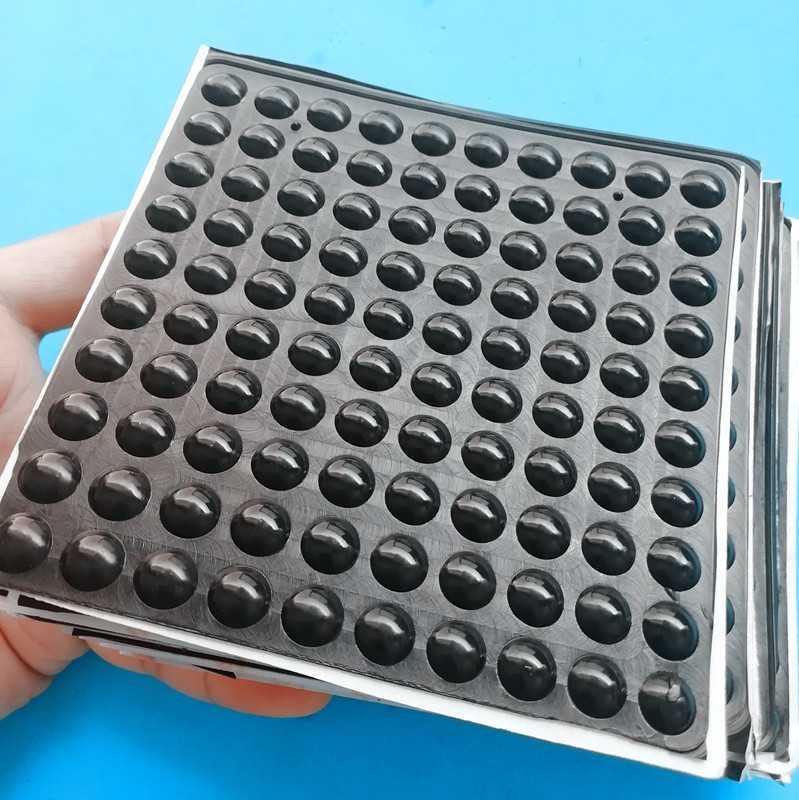 现货包邮光面黑色硅胶垫 自粘透明玻璃胶垫 门窗橱柜防撞消音垫