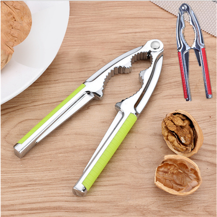 锌合金核桃夹 核桃夹子 剥核桃工具 家用干果坚果钳 板栗破壳器