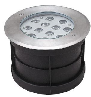 rgb埋地灯12w18w广场埋灯圆形地埋灯304面盖地埋灯厂家