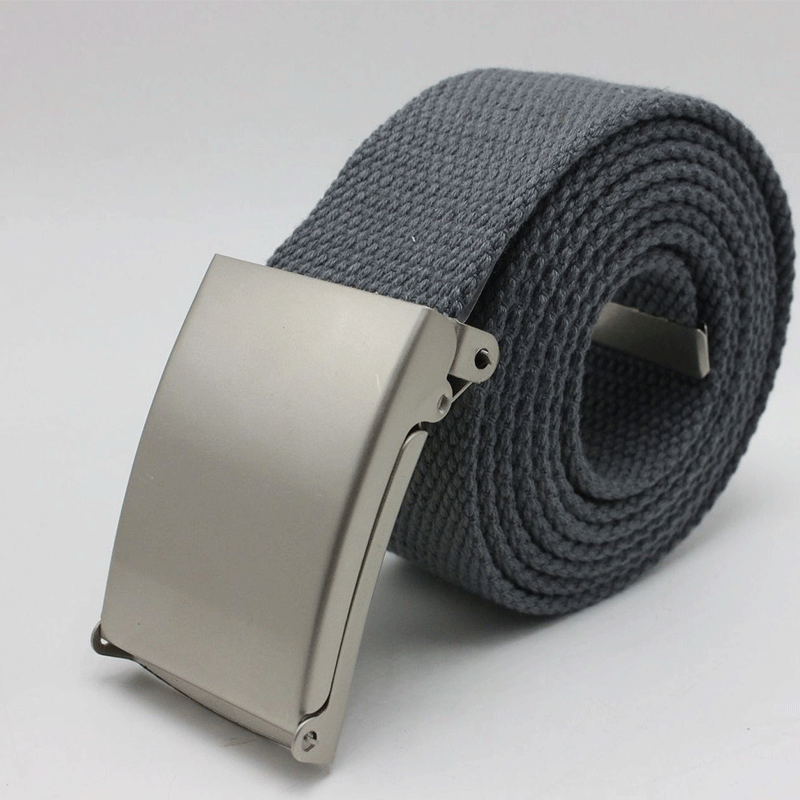 新款自动扣速干尼龙腰带学生户外裤腰带简约时尚编织腰带厂家批发