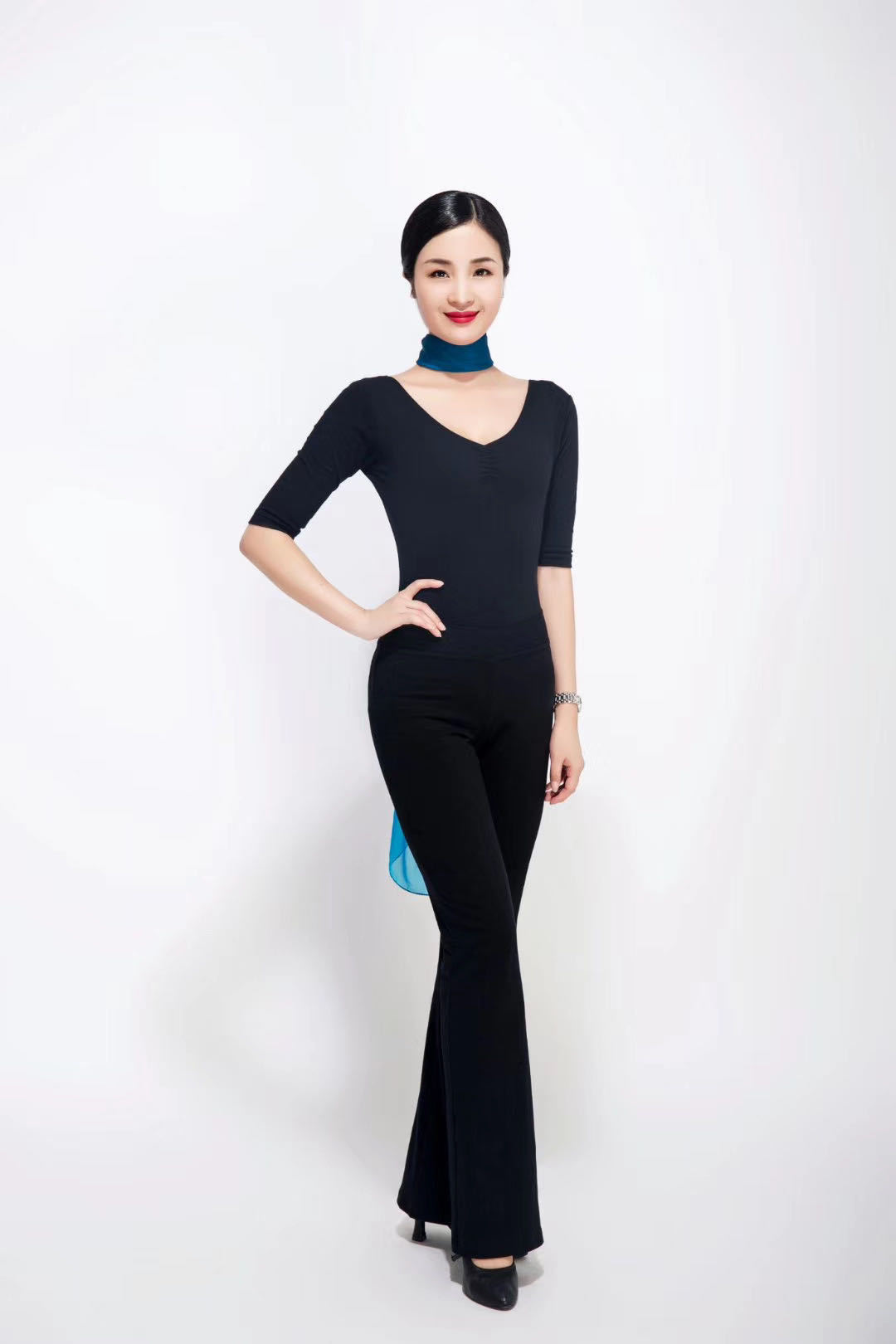 形体礼仪训练服优雅女子学院套装练功服成人名媛舞蹈形体培训春夏