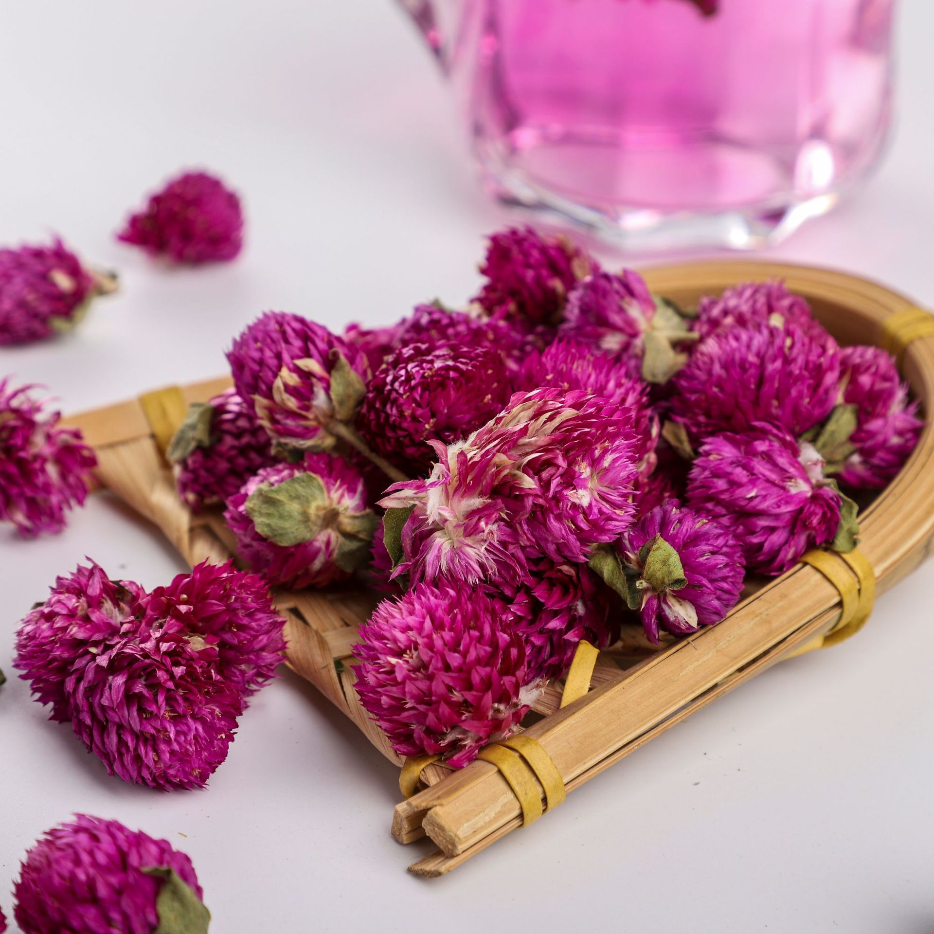 散装千日红干花千日紫花果茶千日红花瓣网红面膜颜色好批发量大从