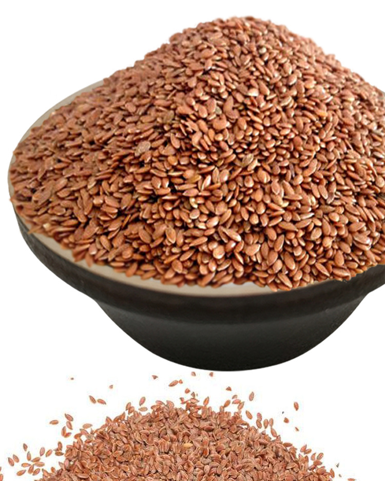 生亚麻籽低温烘焙五谷杂粮 现磨豆浆磨粉亚麻籽油原料 农产品批发