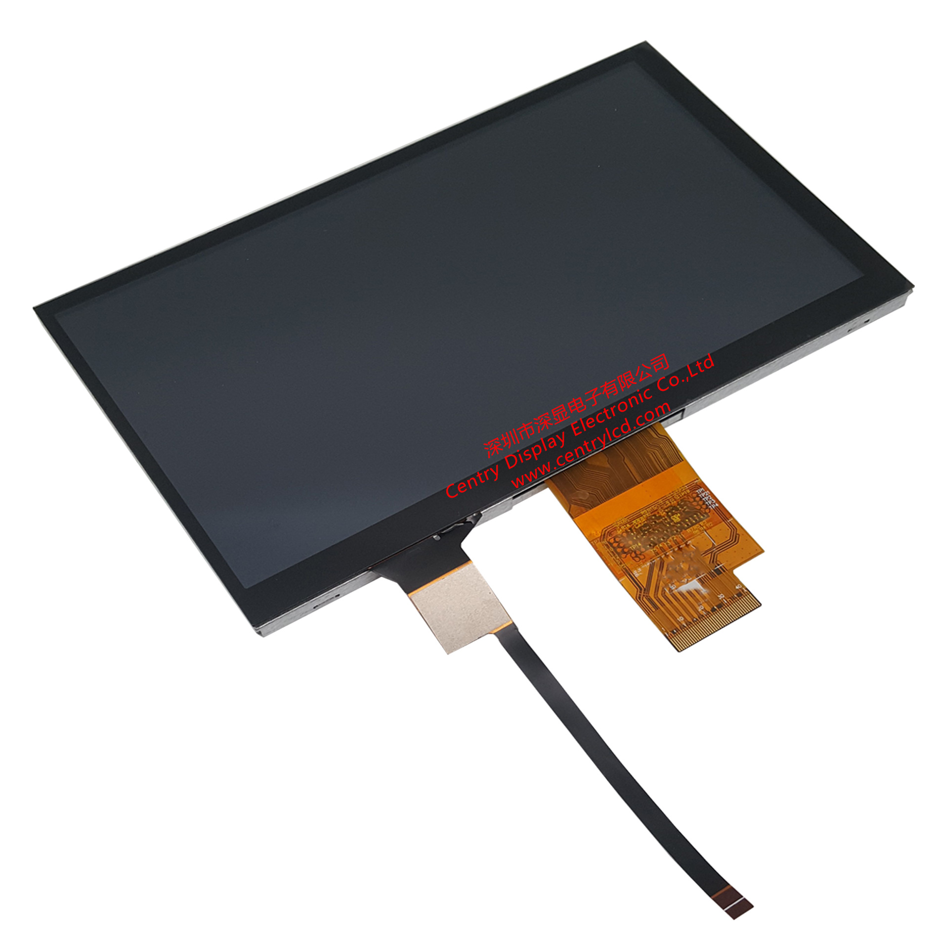 7寸1024*600tft-lcd液晶显示屏800高亮显示屏ips电容触摸液晶屏