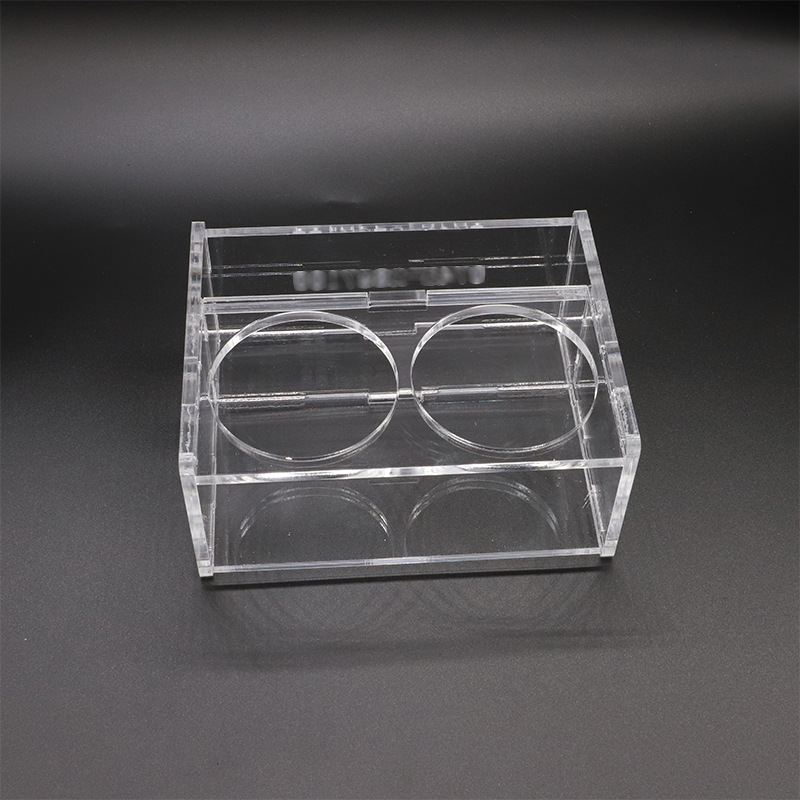 医院用碘伏瓶塑料底座酒精瓶亚克力盒消毒瓶架100ml安尔碘架托盘