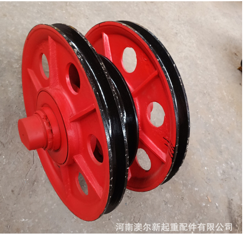 厂家供应 行车吊钩动定滑轮组 50t铸钢滑轮组 天车滑轮组