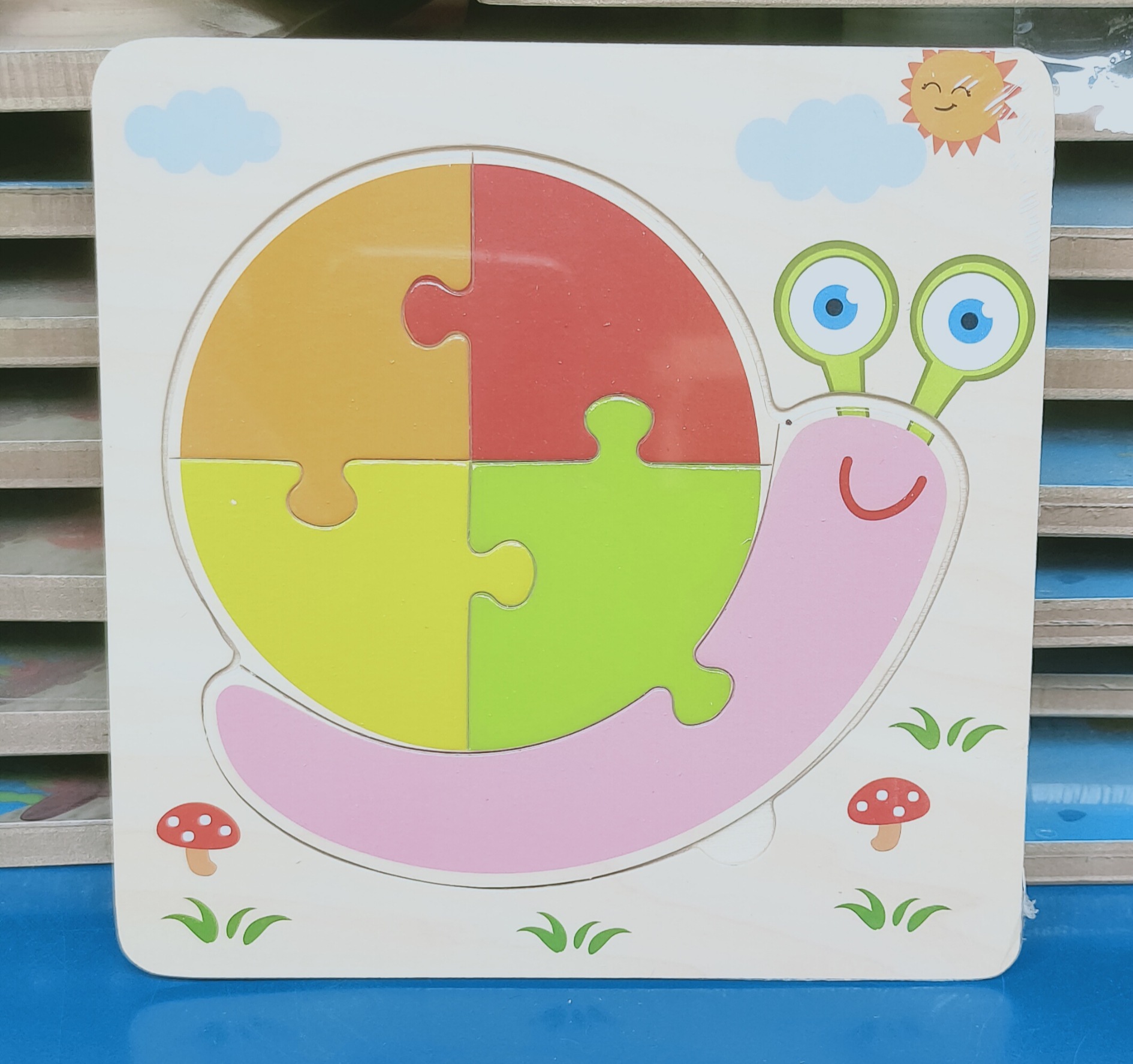 儿童动物拼图立体1-2-3岁宝宝幼儿小男女孩木质早教拼图