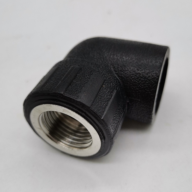 热销提供pe内螺纹弯头铜内丝弯头厂家内牙弯头pe管件