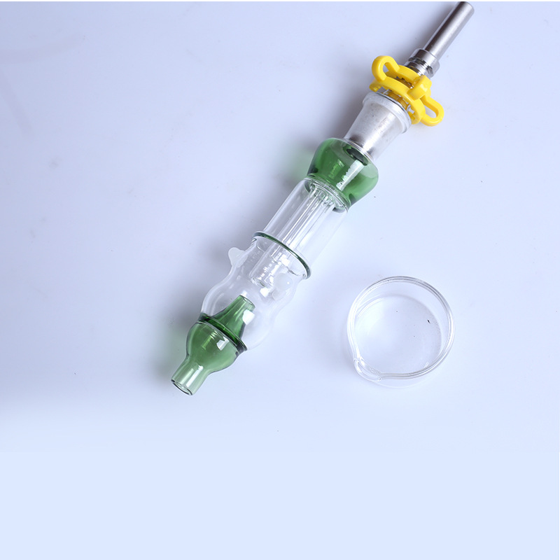 厂家批发手工玻璃烟具配件 干烧螺纹接口 烟斗雾化采蜜器现货供应