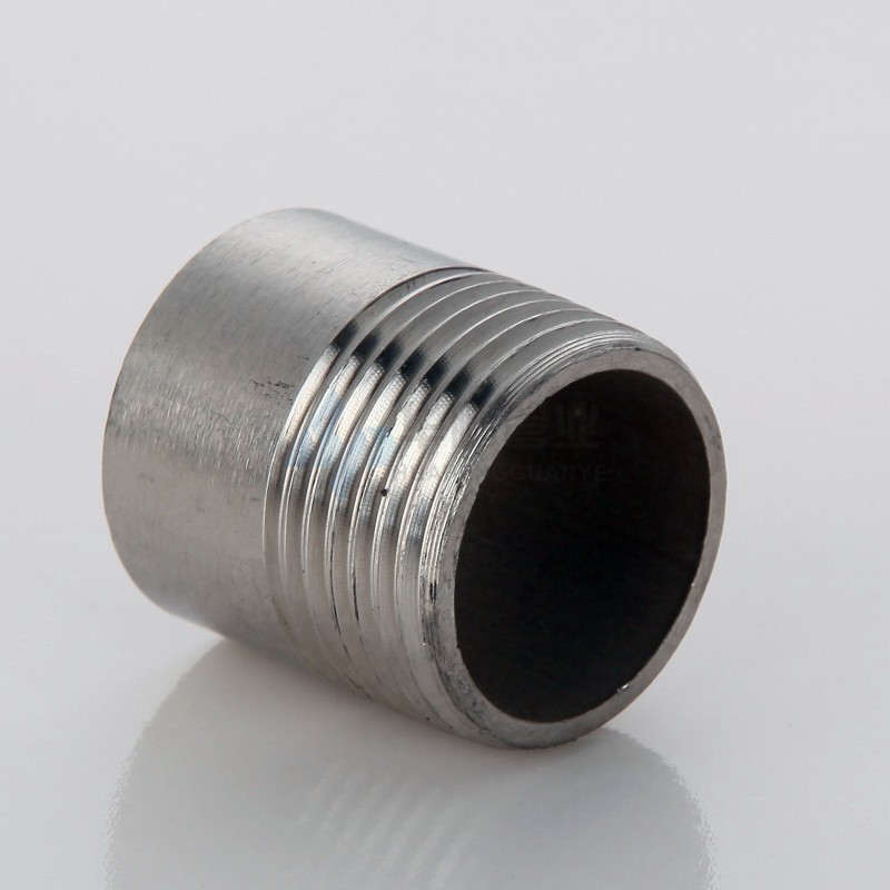 s304不锈钢单头丝/不锈钢焊接管子单头丝/水管接头焊接外丝dn15/2