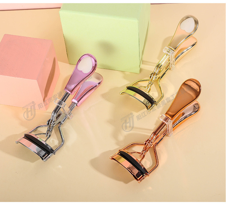 睫毛夹不锈钢 多功能睫毛夹 双压片睫毛夹 金属睫毛夹