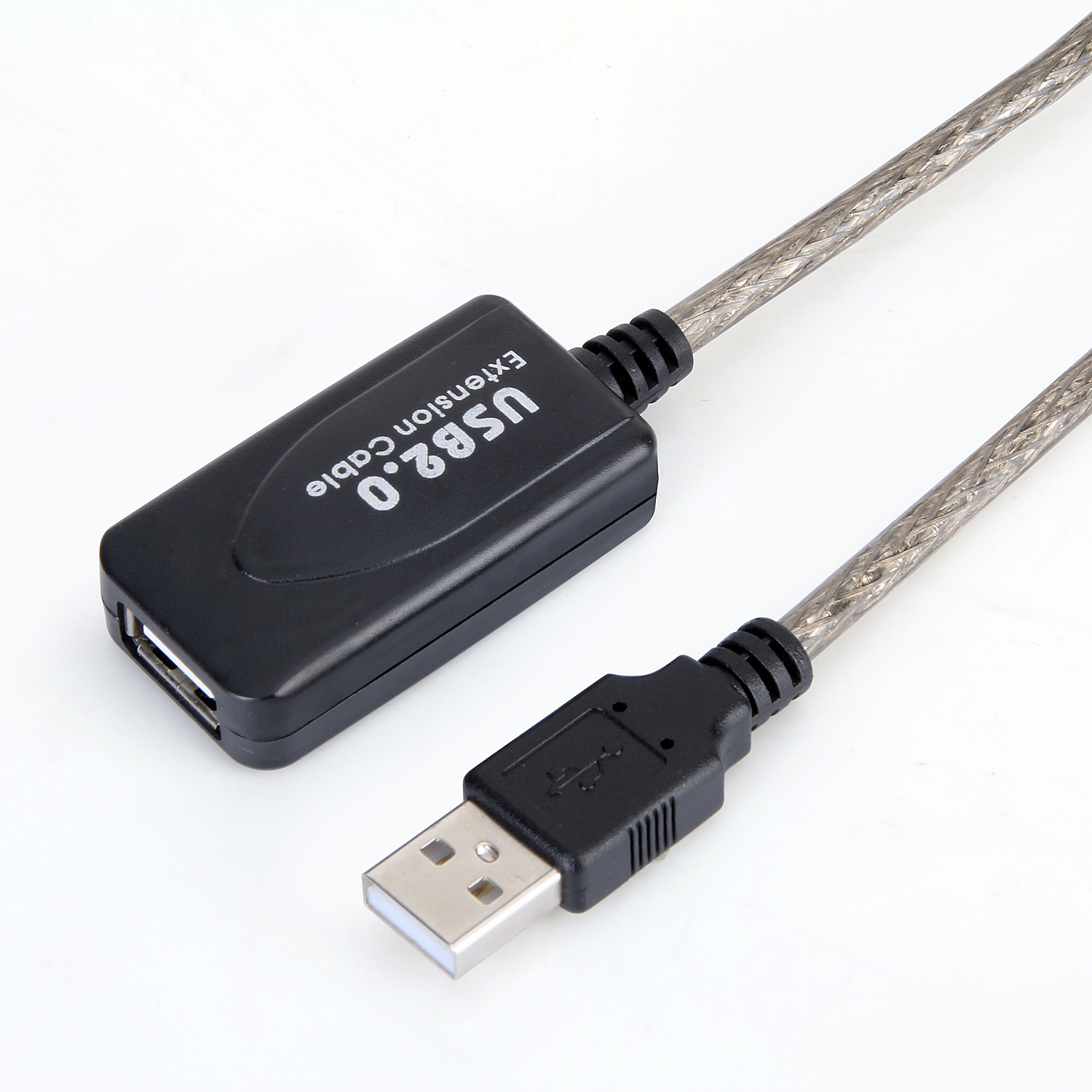 厂家批发usb20信号放大延长线无线网卡延长器usb延长线带芯片