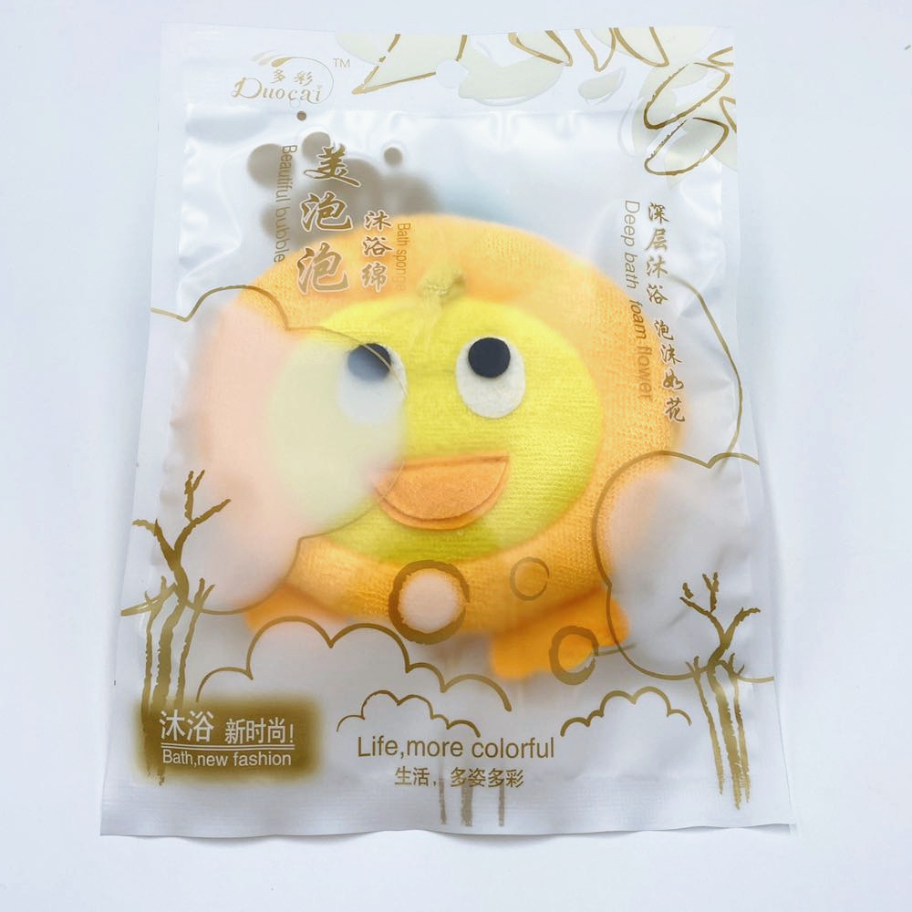 316 Animal Bath Rub Baby Bath Bath Sponge Newborn Baby Sponge Bath Wipe Children Washing and Protecting Bath Towel