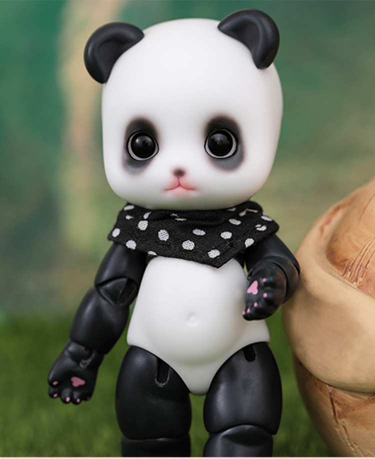 bjd娃娃 pandy 小熊猫 8分sd娃娃 可爱 可代加工 工厂直销