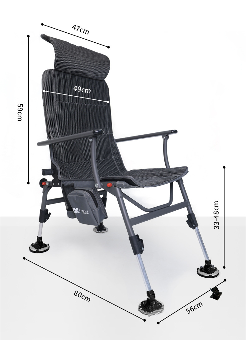 连球2020新款欧式钓椅可躺式座椅可折叠便携多功能全地形欧式钓椅