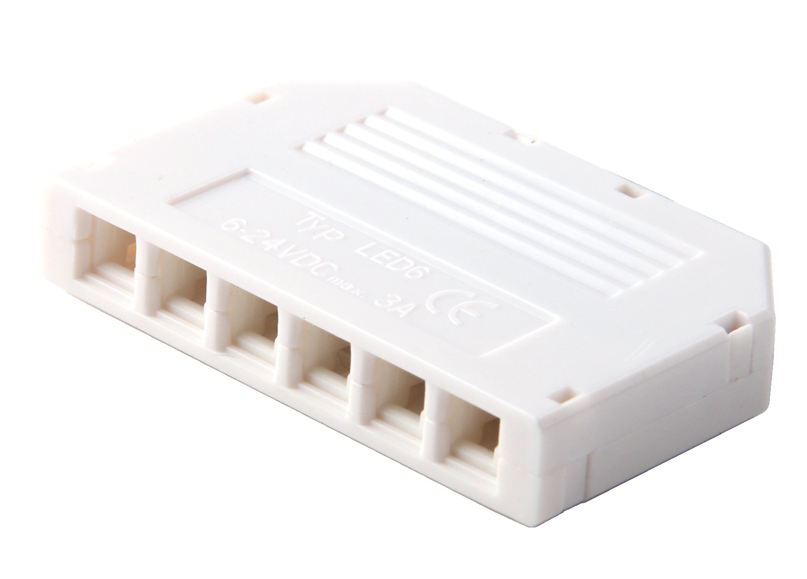 分线盒杜邦接线盒abs白色6位分线盒5a