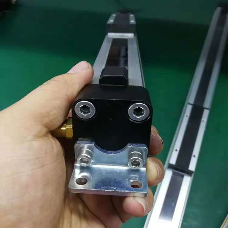 优质高速机械式无杆气缸配件端部支架中部支撑p16/p25/p32/p40