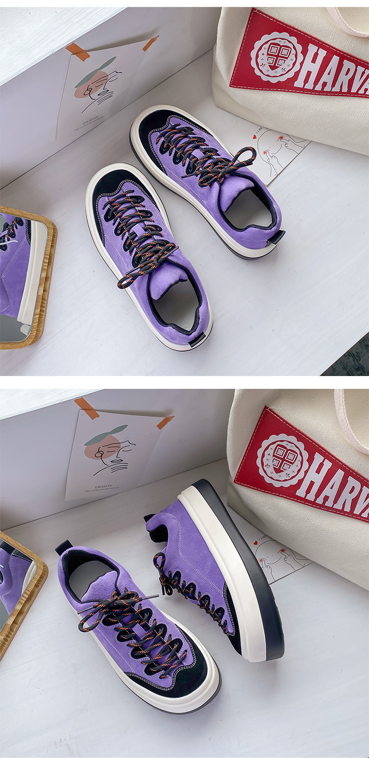 2020夏季小丑鞋韩版帆布鞋女网红厚底百搭板鞋ins学生女鞋潮春秋