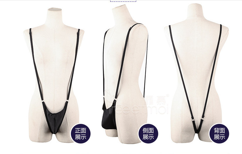 男士专款情趣内衣另类背带式连体丁字裤/t裤男式袋囊设计诱惑内裤