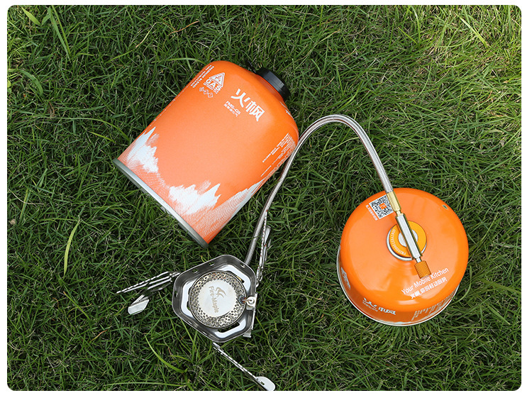 包邮火枫气罐g5高山户外扁气罐小煤气罐便携式炉具丁烷液化气燃