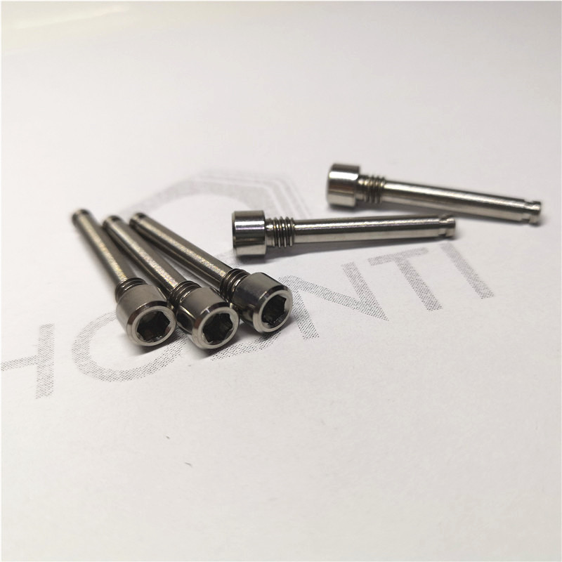 自行车钛合金油碟螺纹插销 碟刹器固定钛螺栓 钛螺纹插销 钛插销