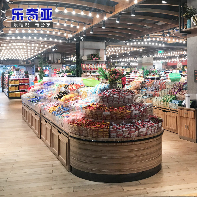 糖果柜干果柜厂家直销超市便利店散装散称食品五谷杂粮零食货架子