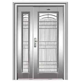 304 不锈钢防盗门 家用入户进户透气单门  可加工