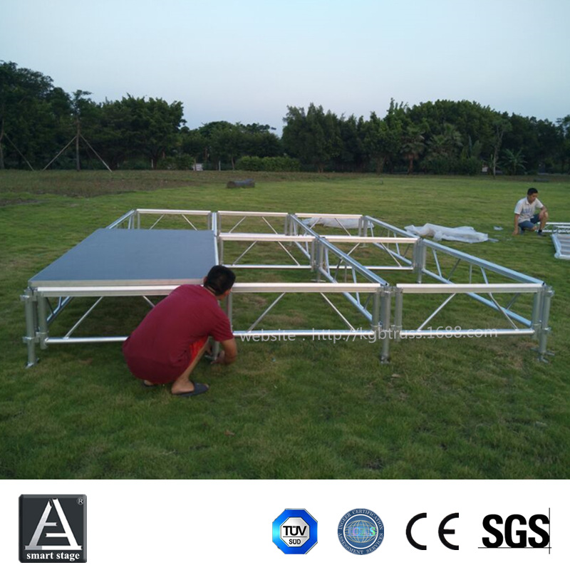 户外中小型演出临时拼装铝合金舞台升降酒店婚庆活动舞台stage