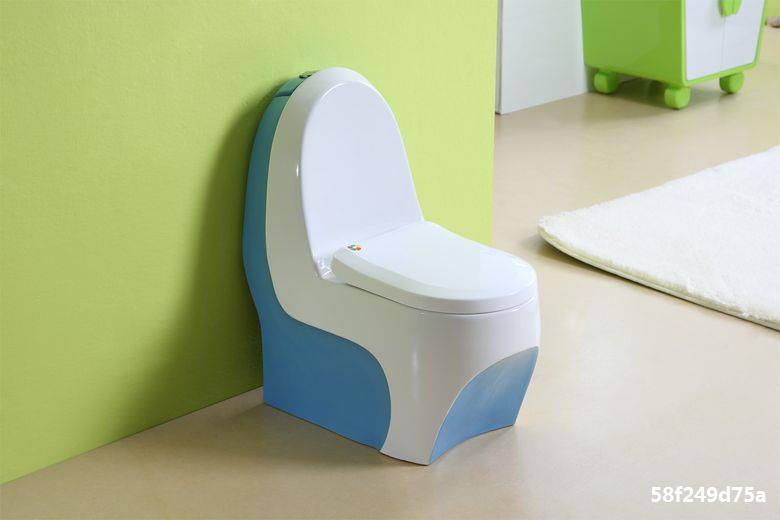 小宝宝马桶彩色ma 8000小孩幼儿陶瓷-家用抽水坐便器儿童